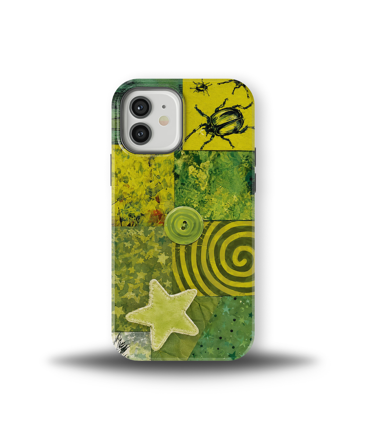 Green Patchwork Star