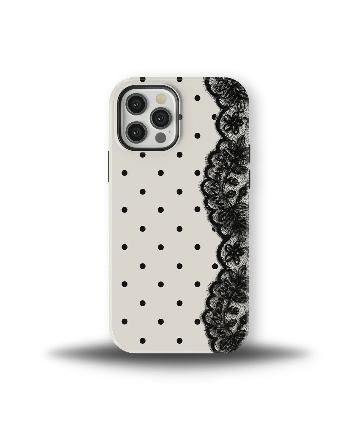Polka Lace Noir
