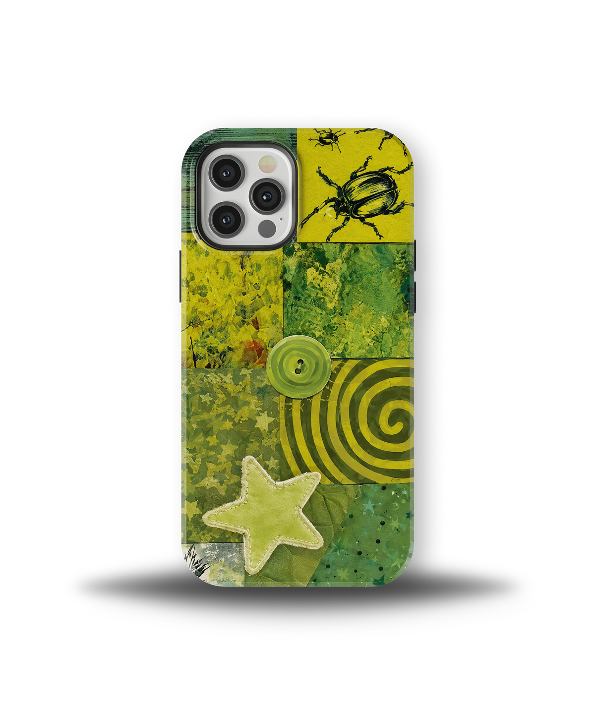 Green Patchwork Star