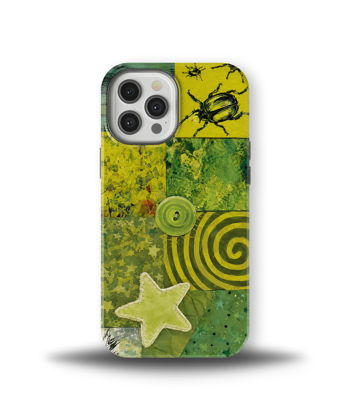 Green Patchwork Star