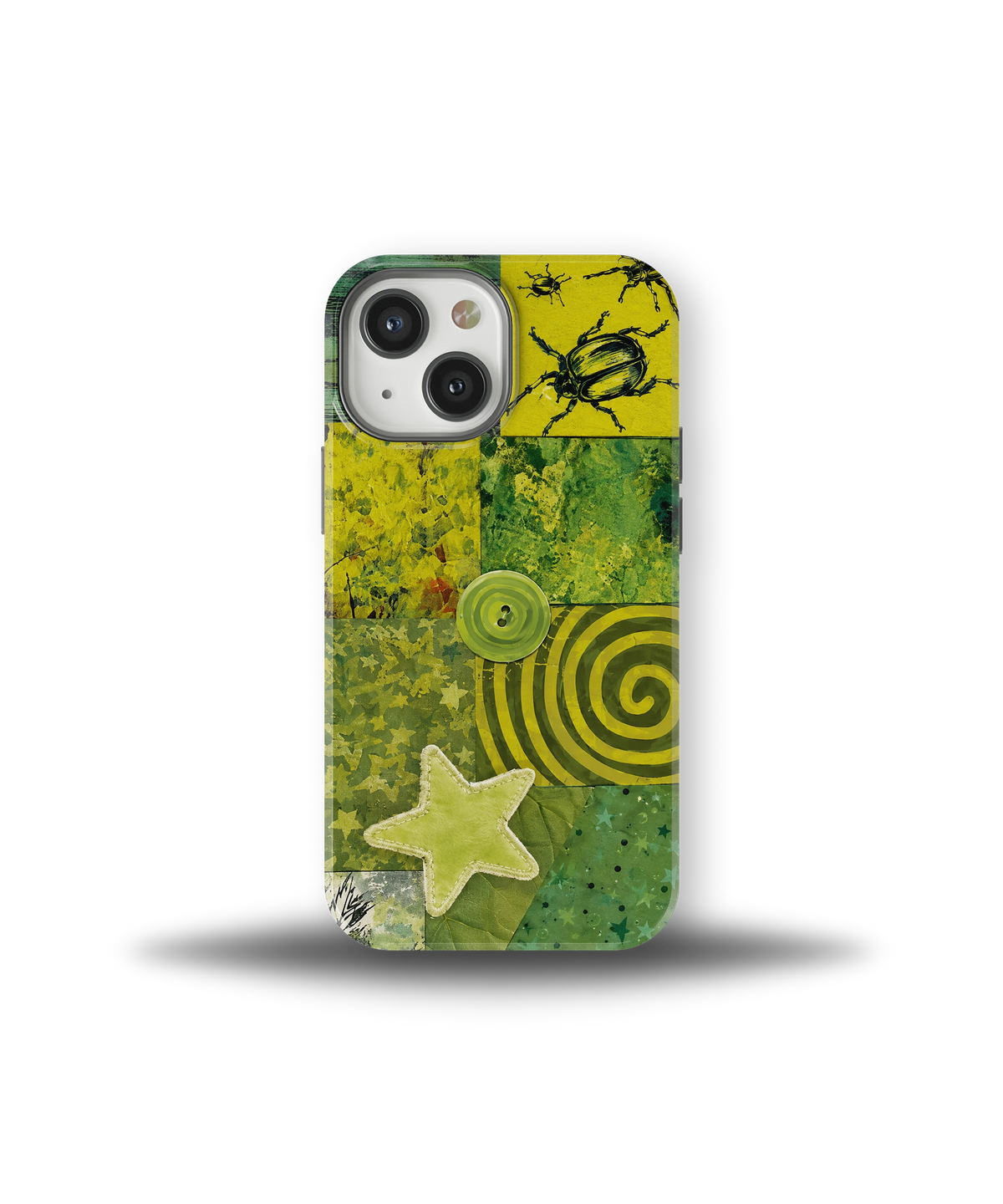 Green Patchwork Star
