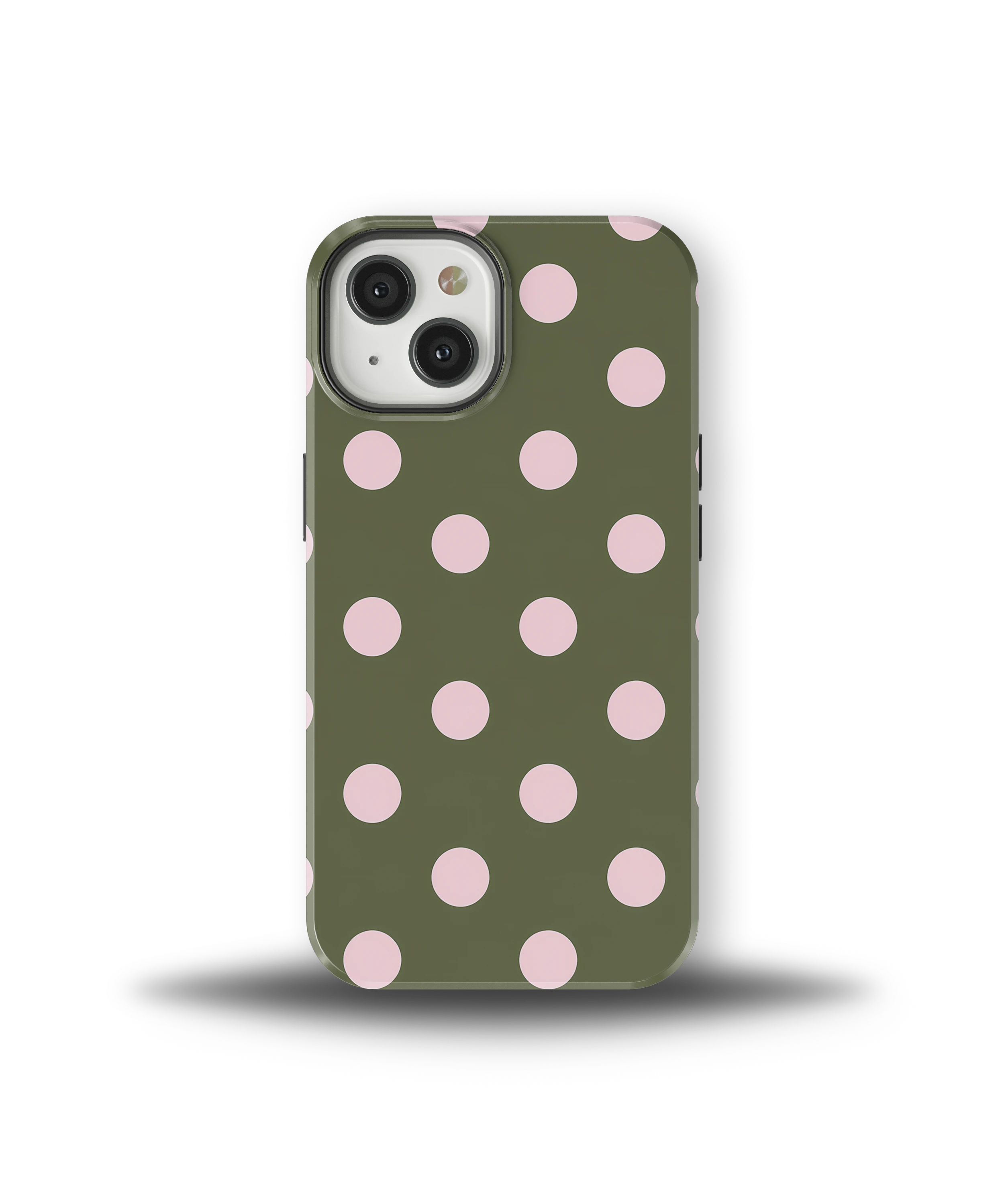 Olive Blush Dots