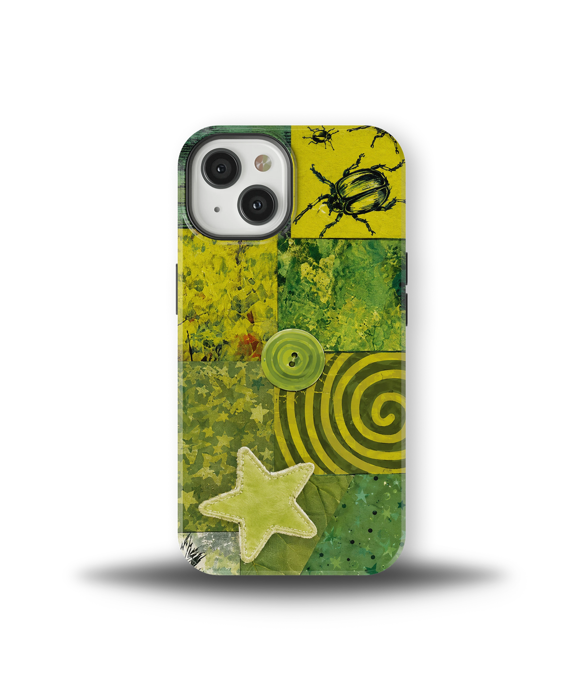 Green Patchwork Star