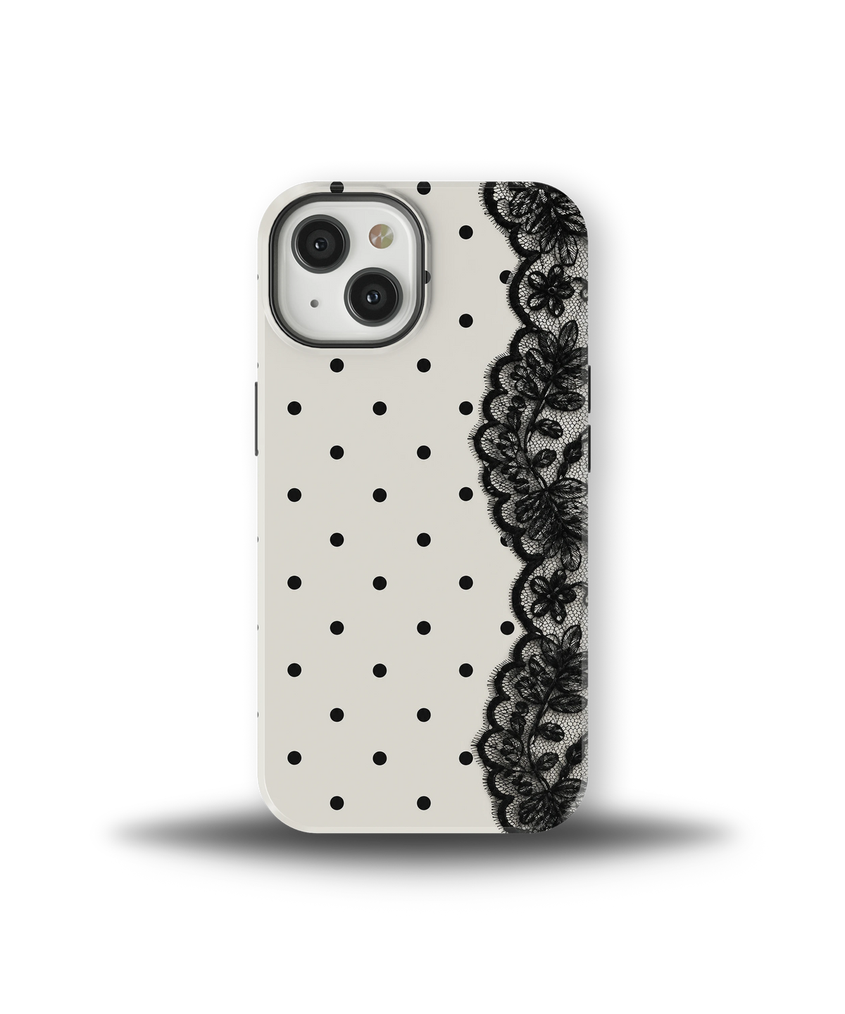 Polka Lace Noir
