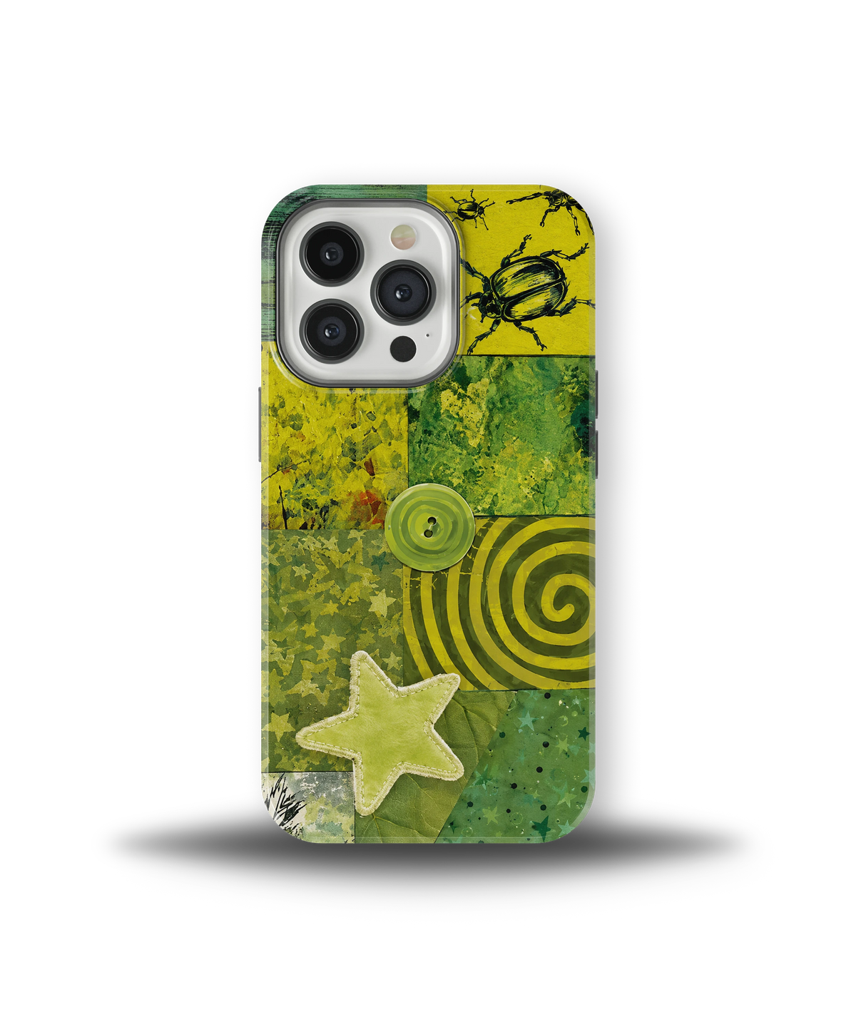 Green Patchwork Star