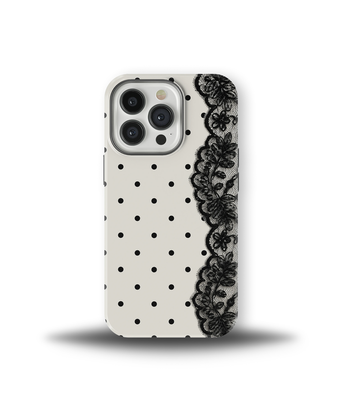 Polka Lace Noir