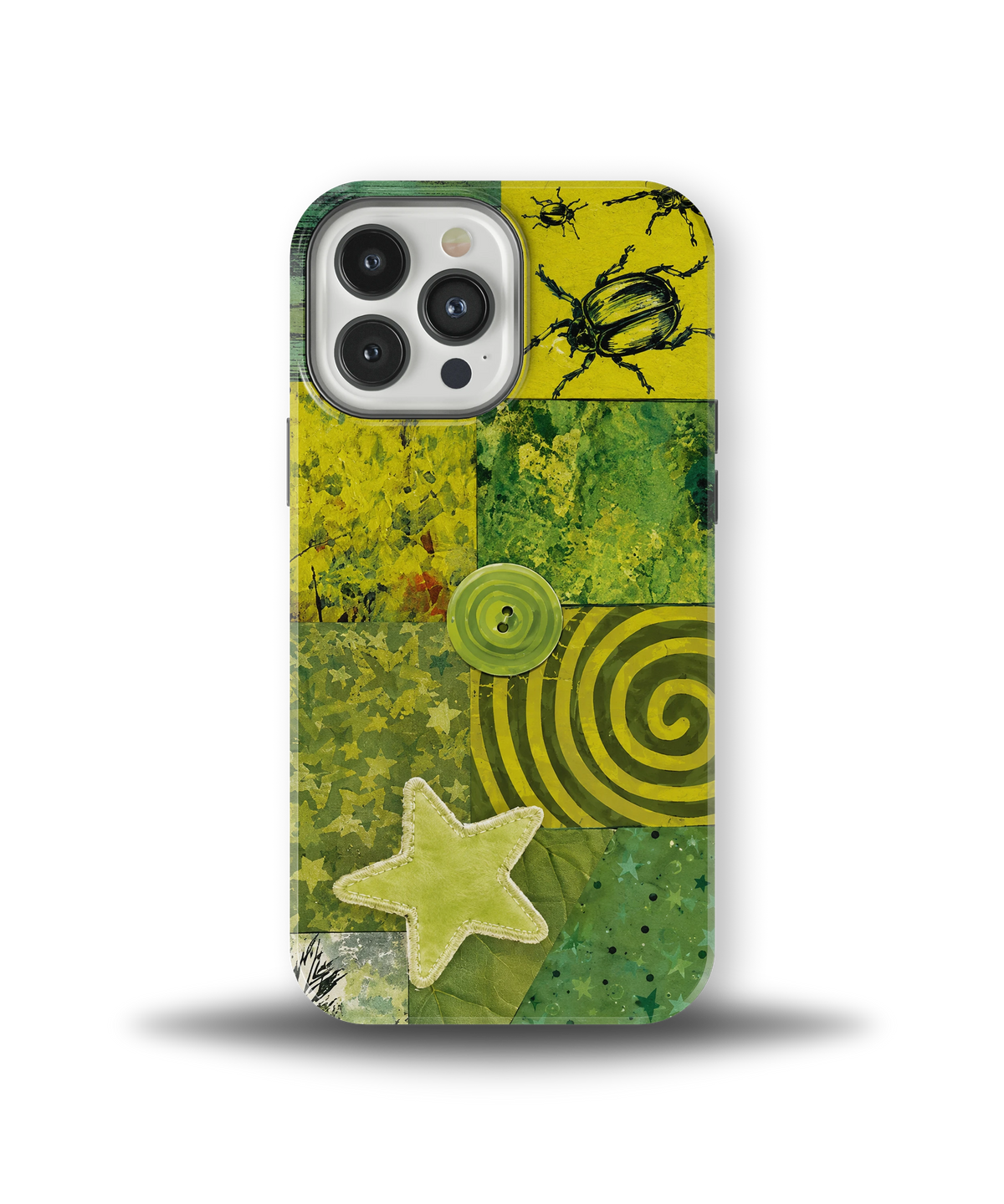 Green Patchwork Star