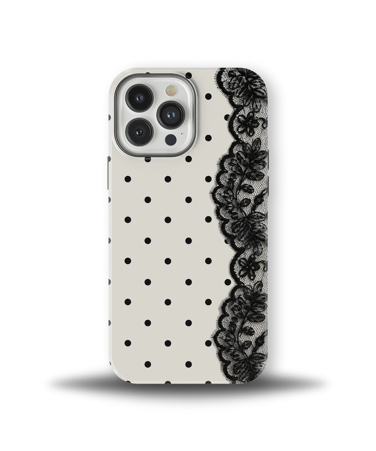 Polka Lace Noir