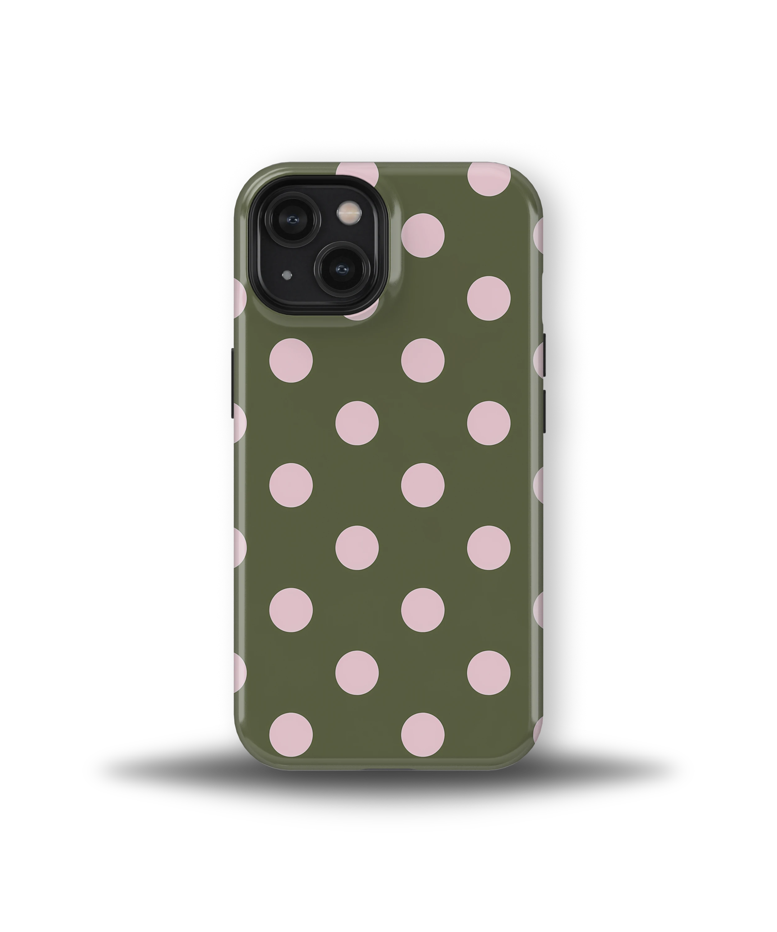 Olive Blush Dots