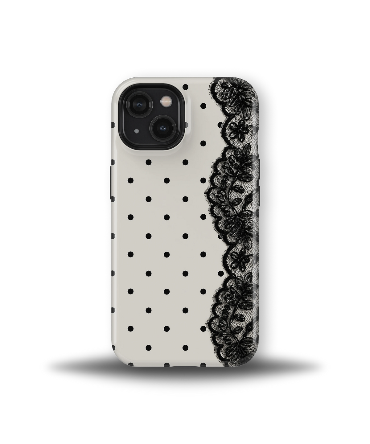 Polka Lace Noir