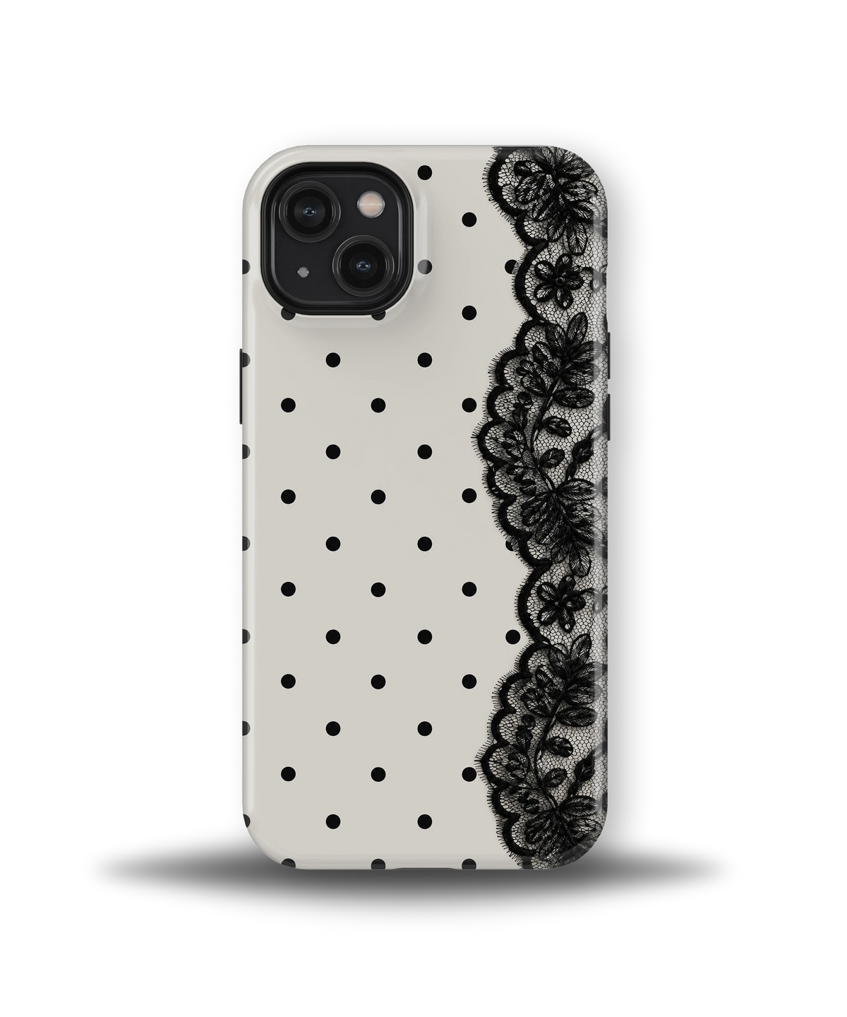 Polka Lace Noir