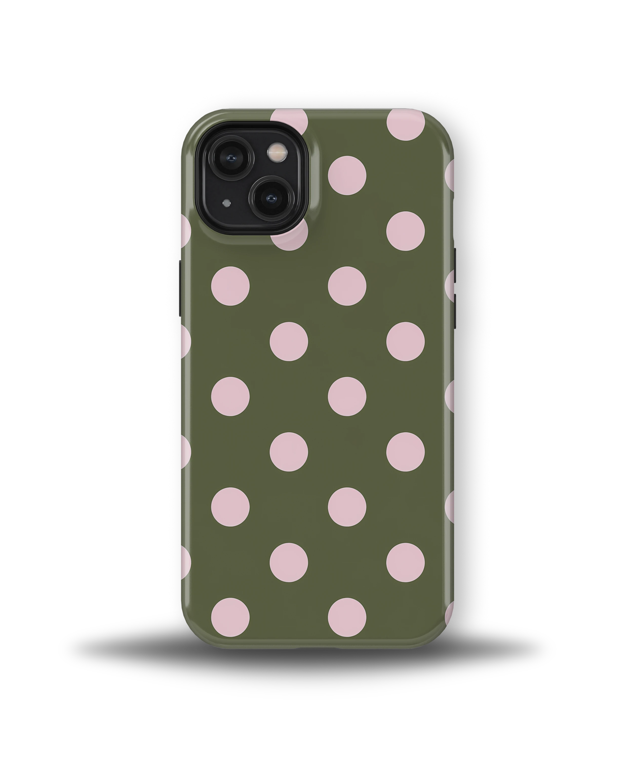 Olive Blush Dots