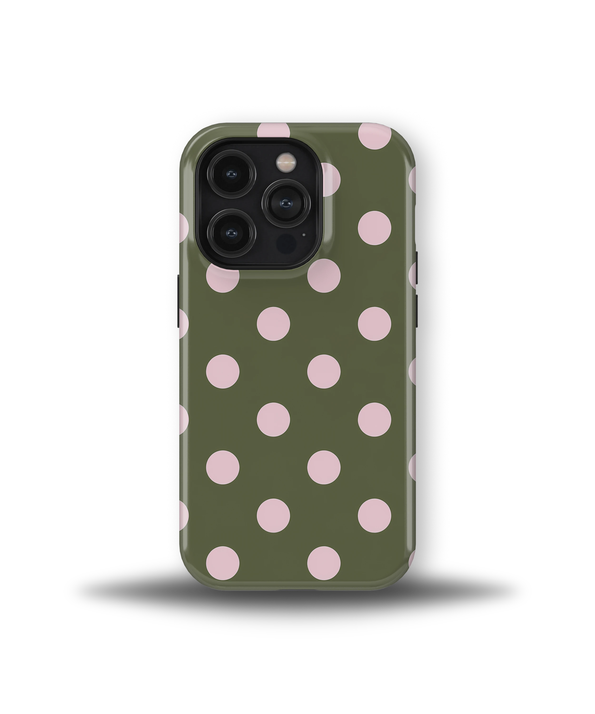 Olive Blush Dots
