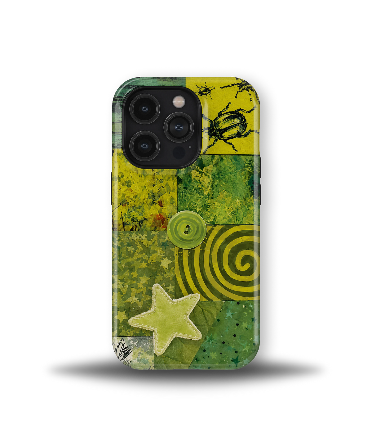 Green Patchwork Star