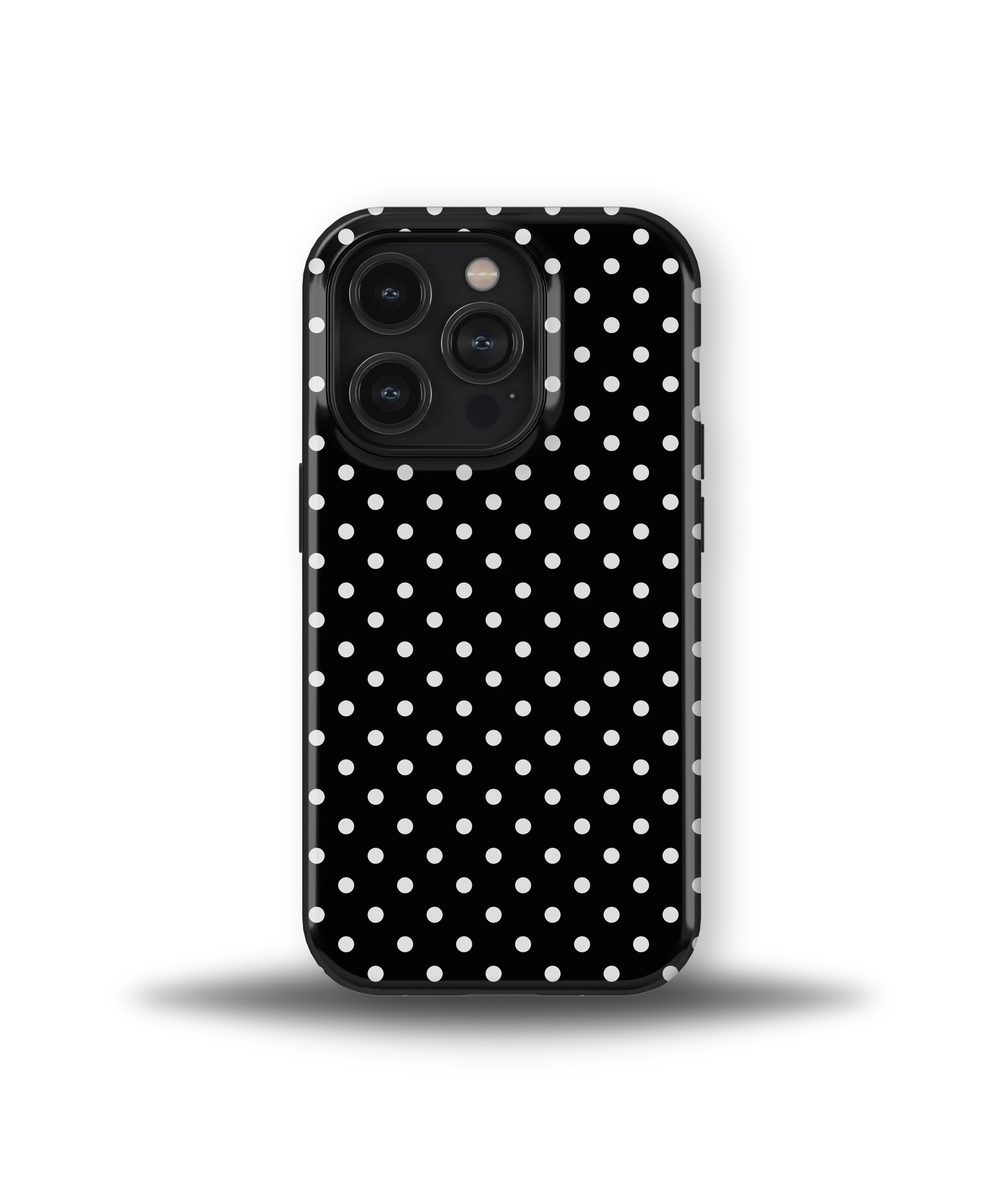 NOIR À POIS BLANCS