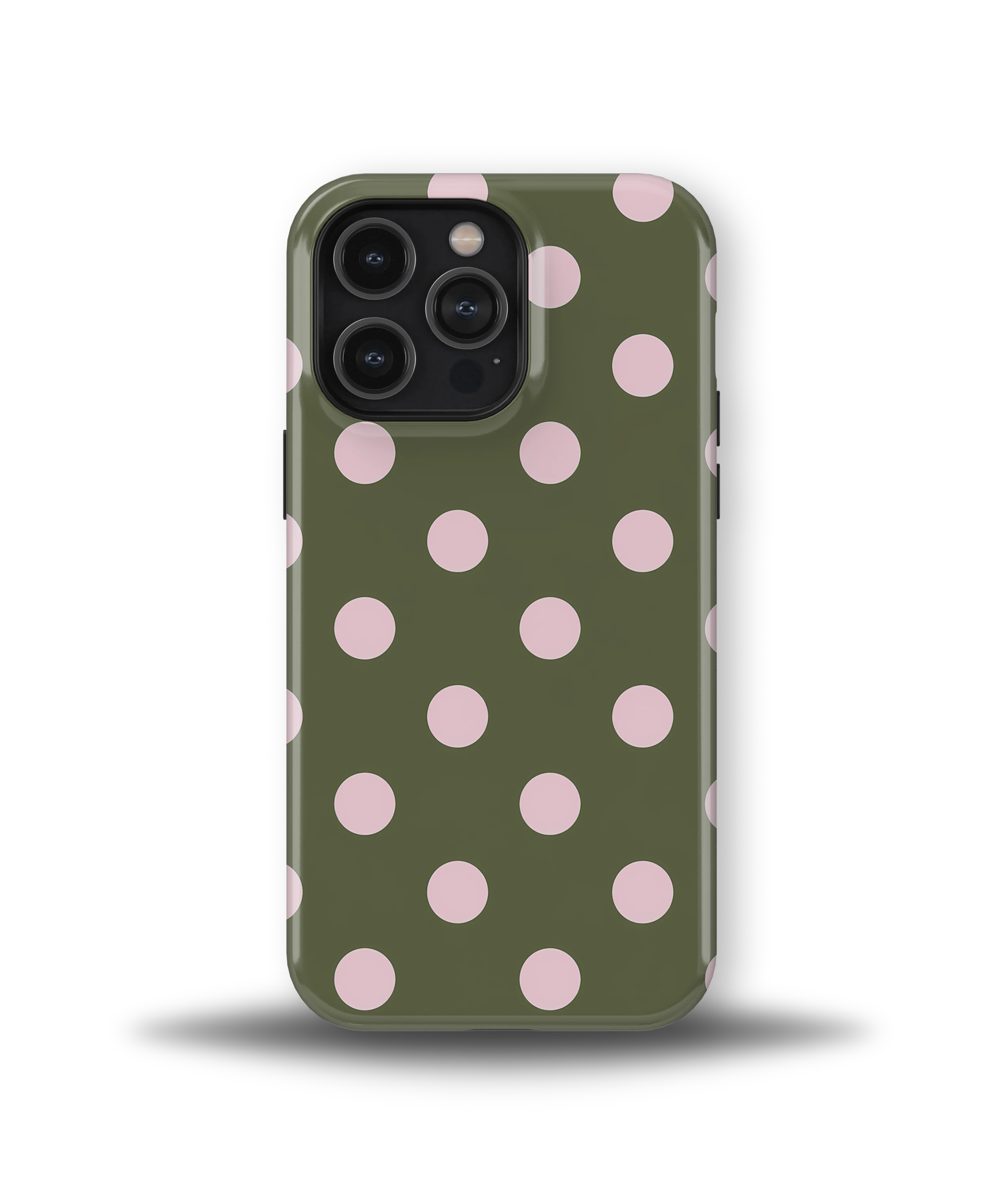 Olive Blush Dots