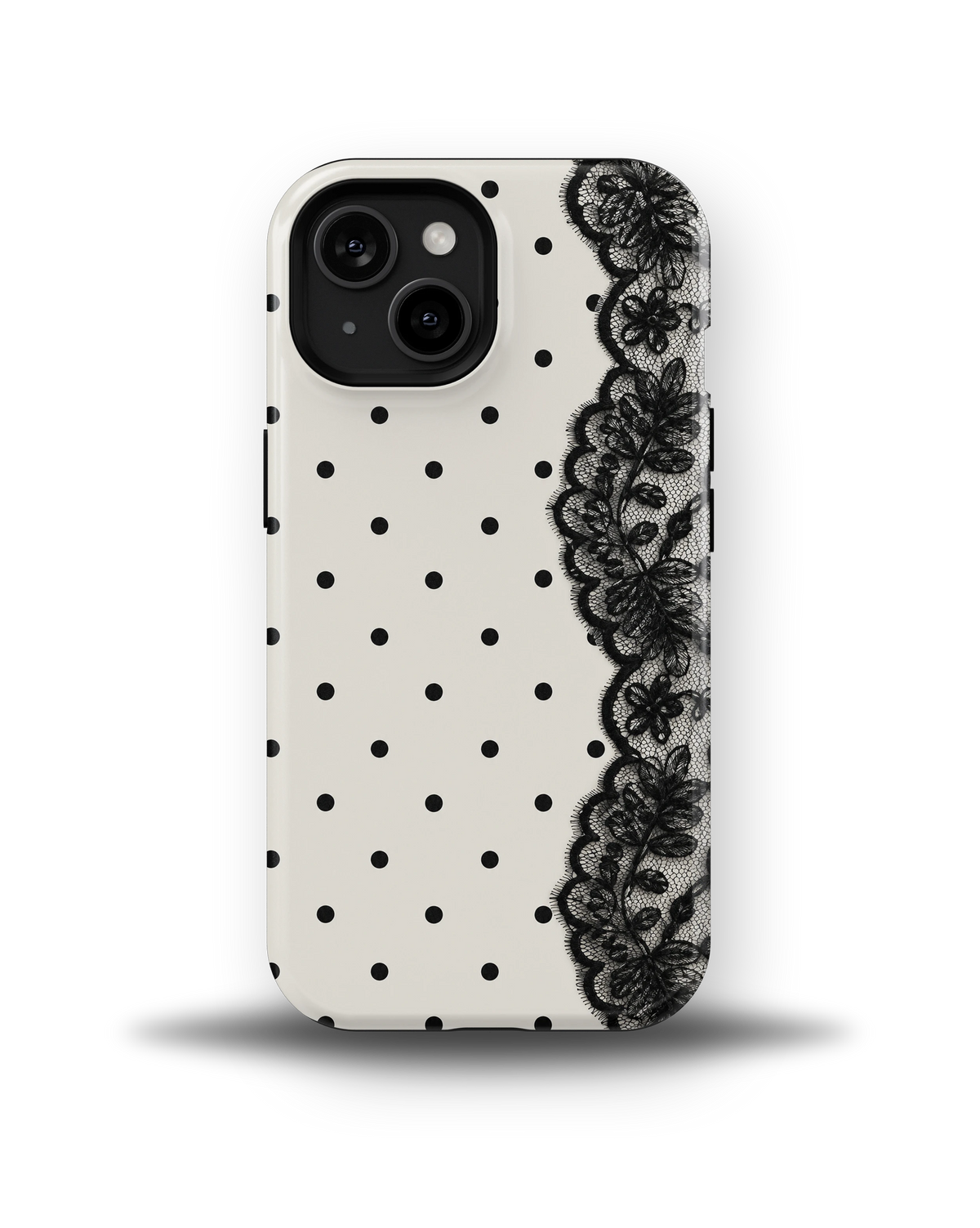 Polka Lace Noir