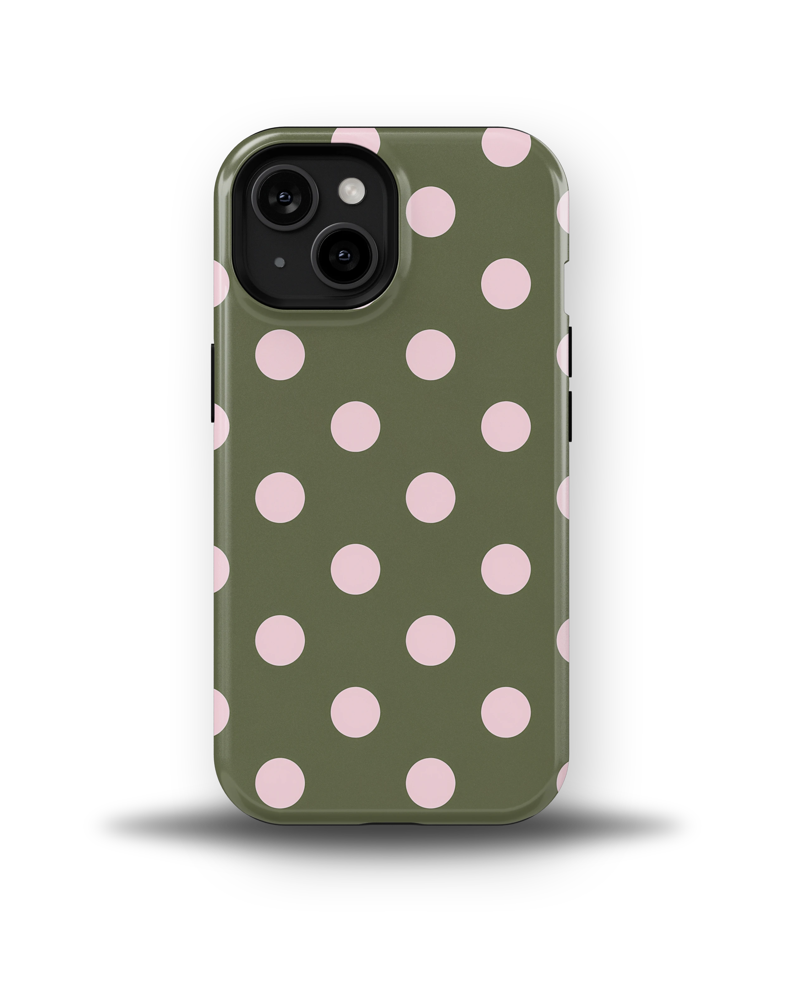 Olive Blush Dots