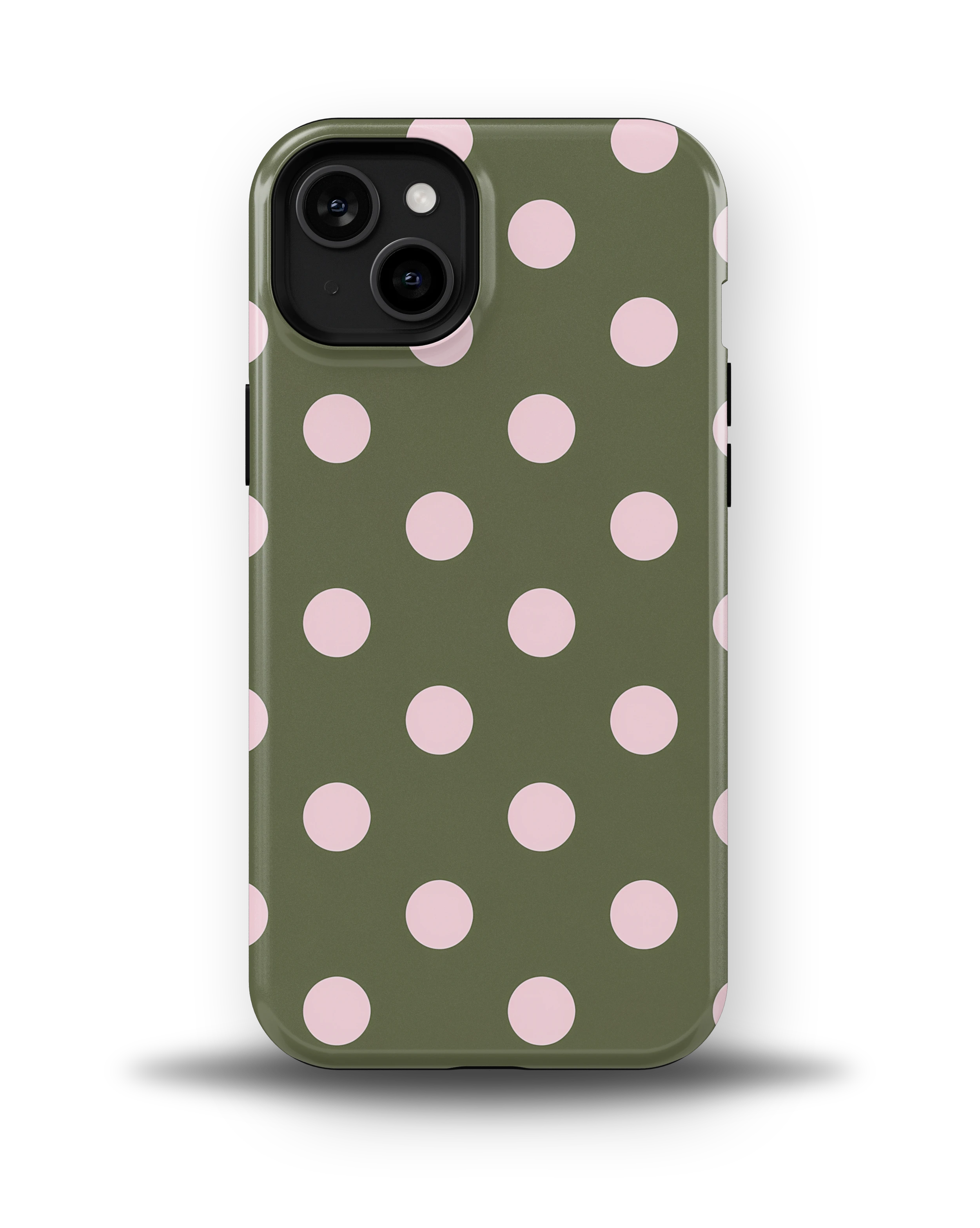 Olive Blush Dots