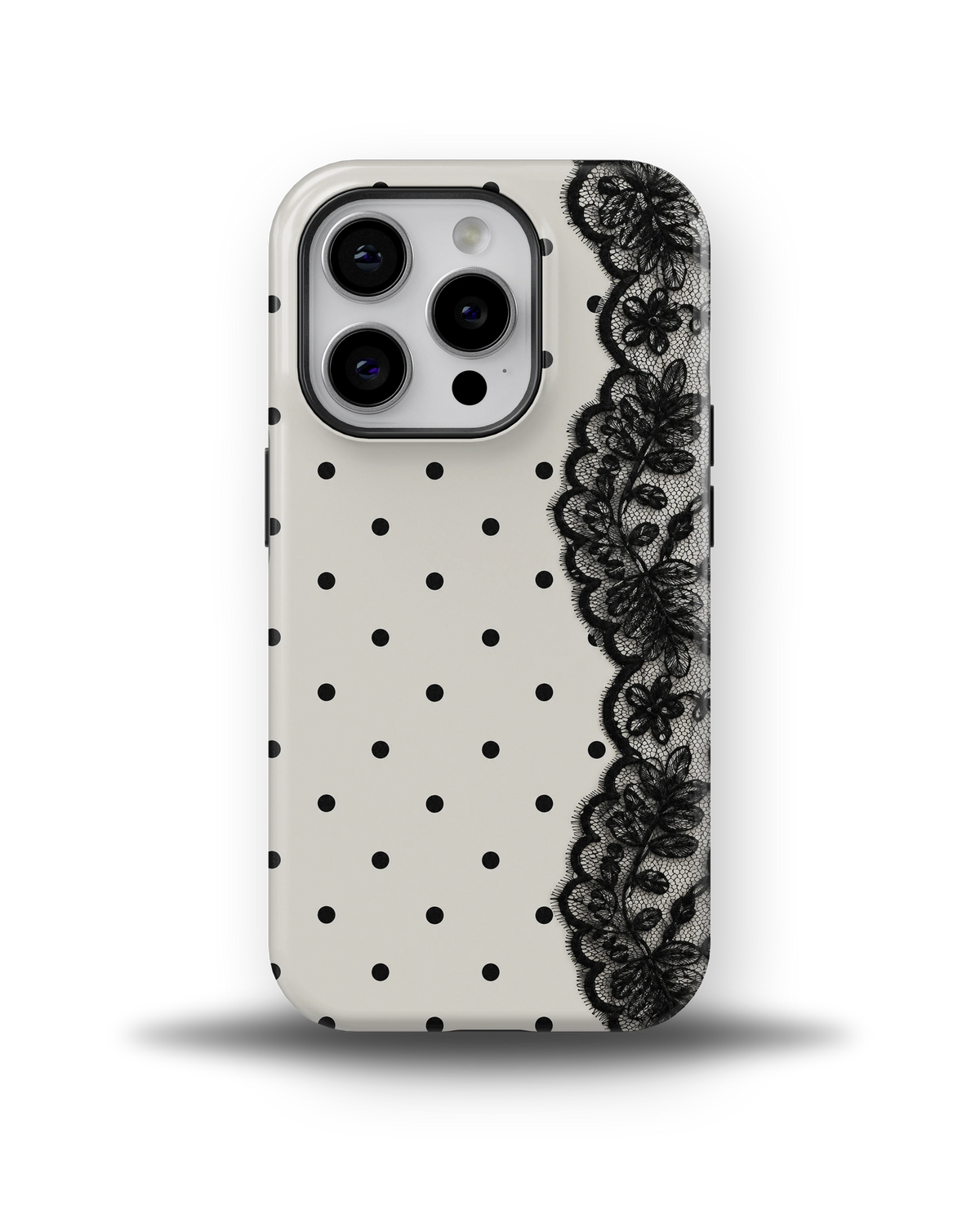 Polka Lace Noir