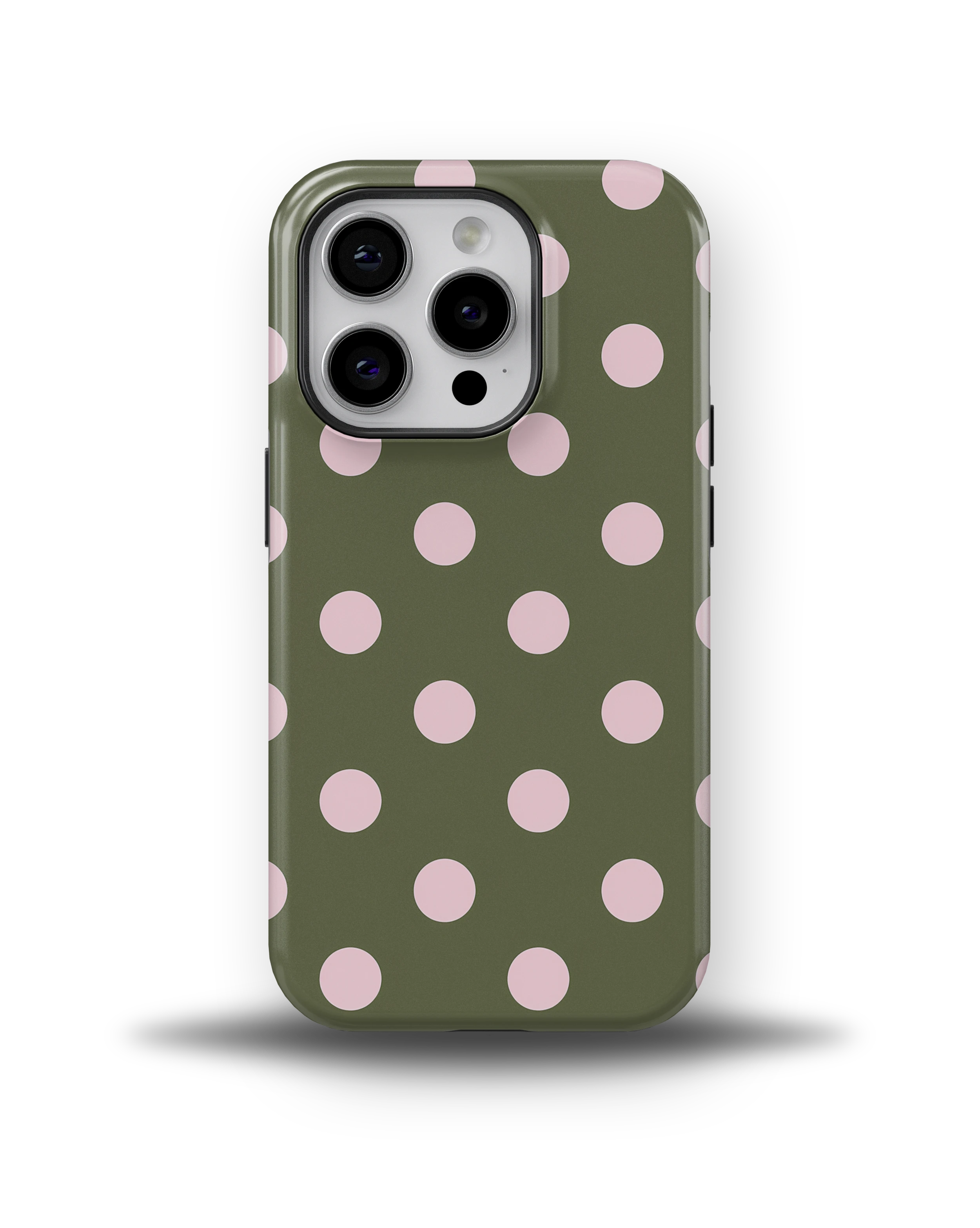 Olive Blush Dots