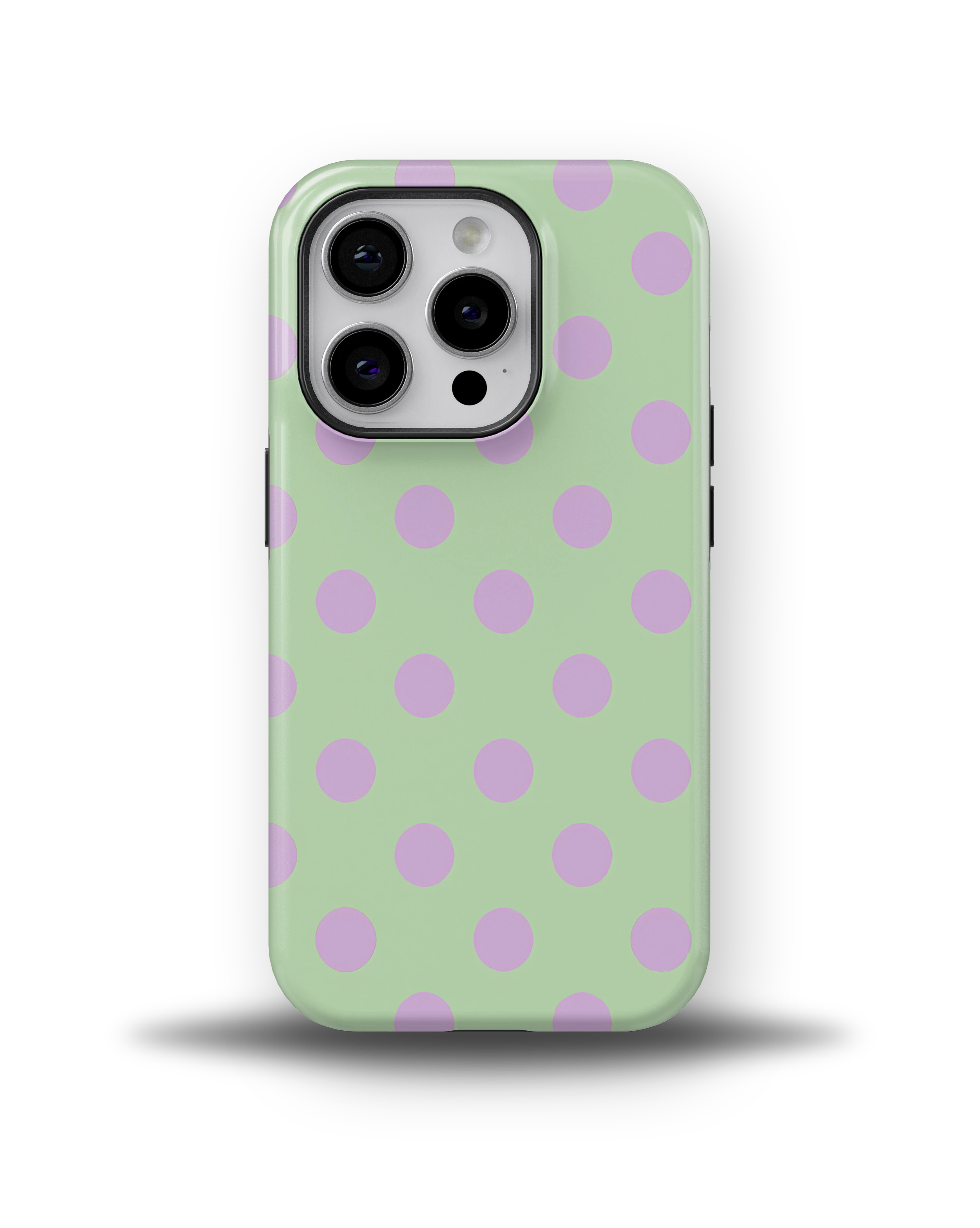 Mint Lavender Dots