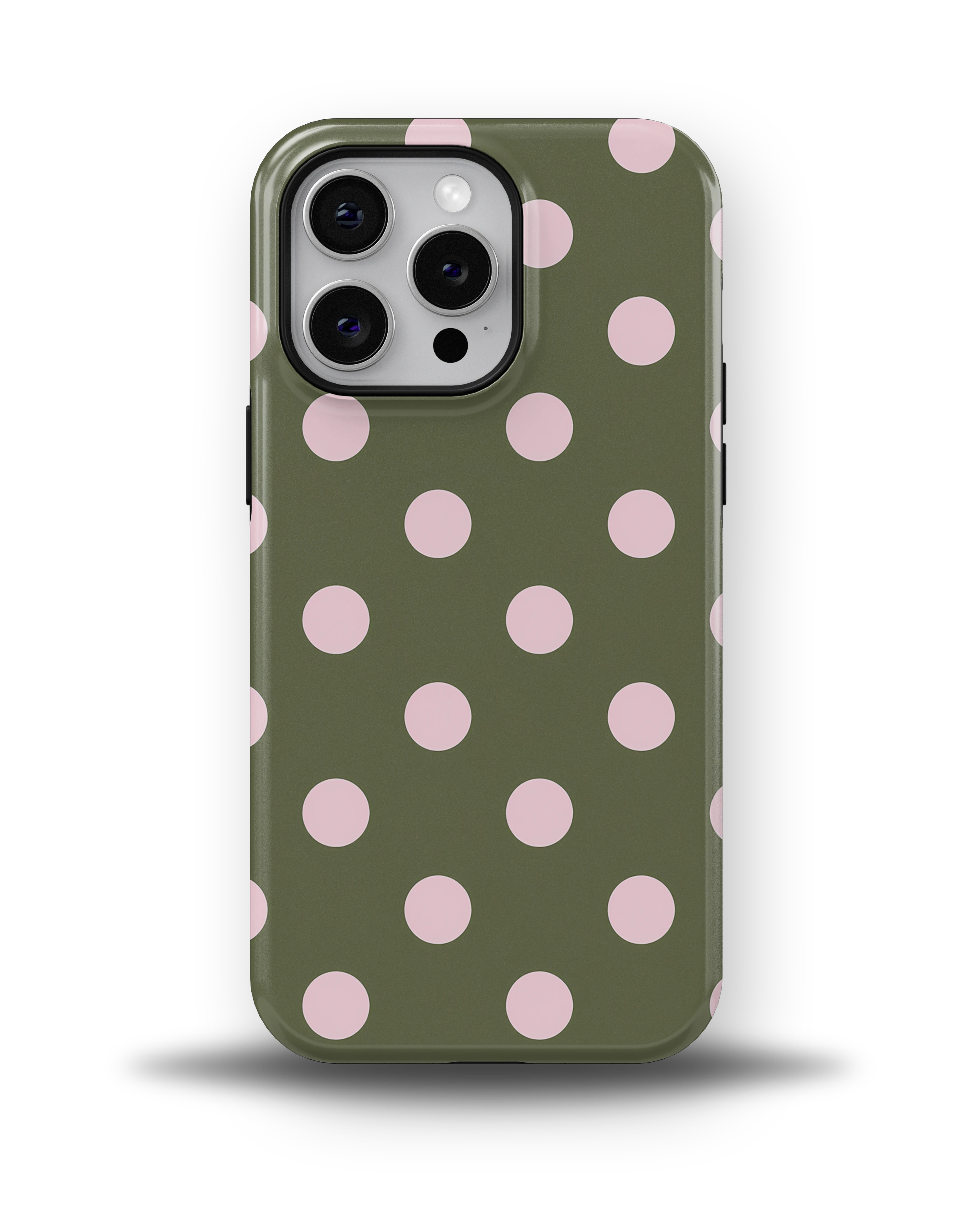 Olive Blush Dots