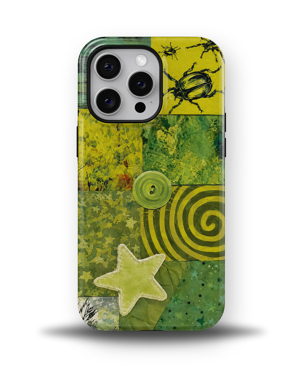 Green Patchwork Star