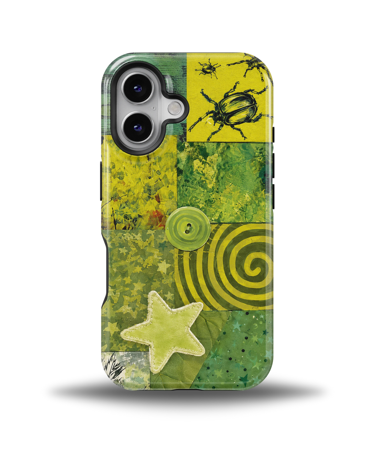 Green Patchwork Star