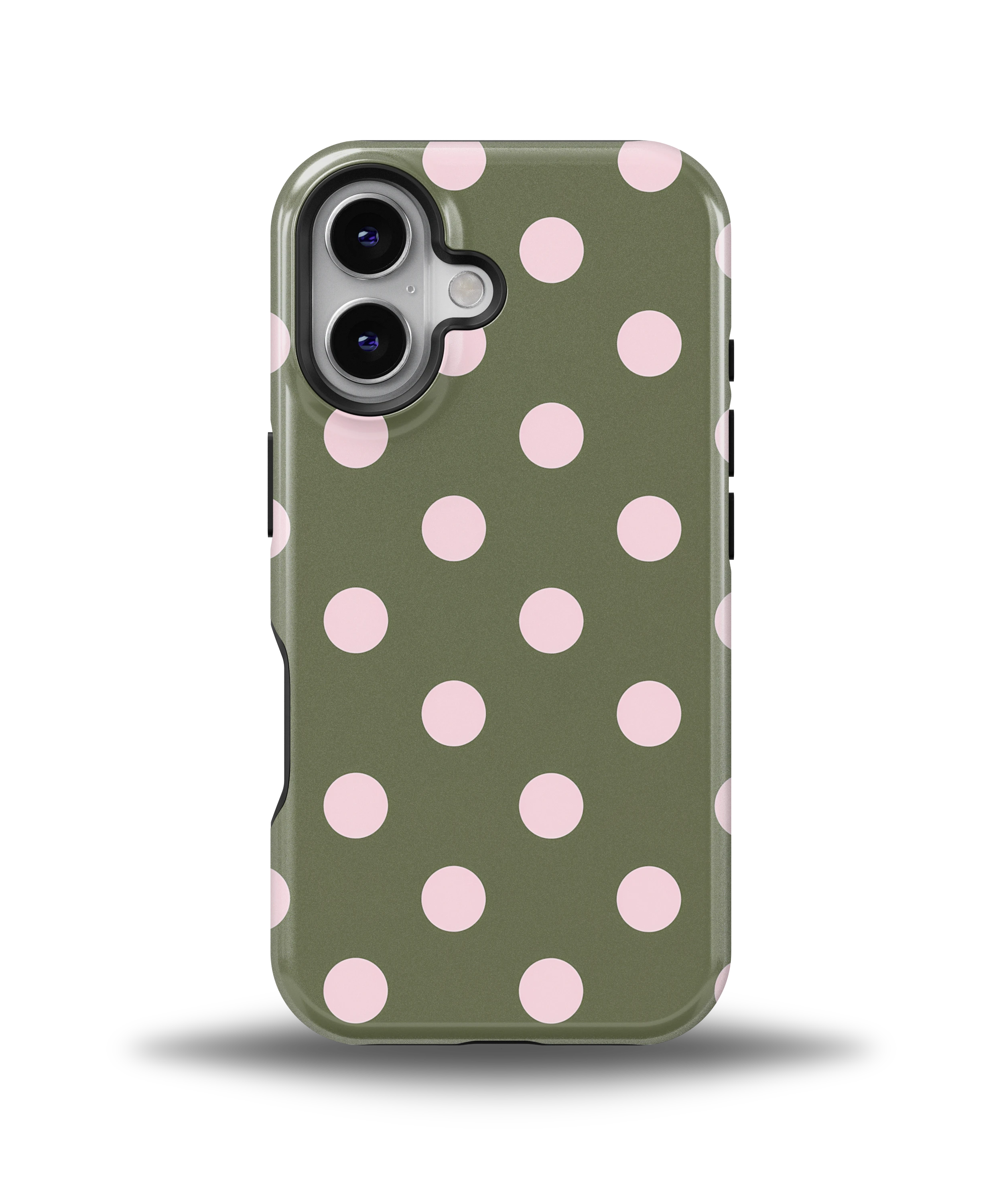 Olive Blush Dots