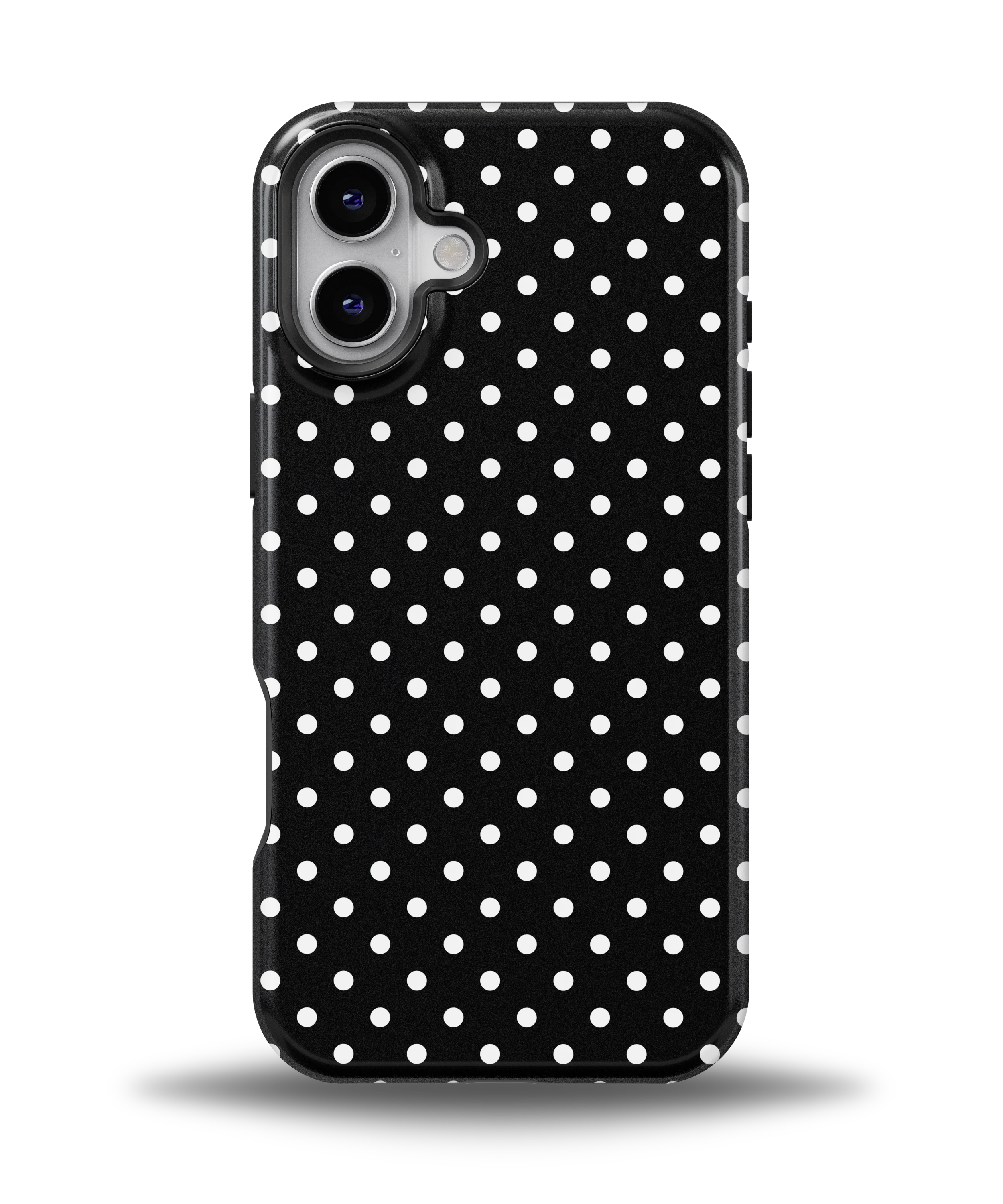 NOIR À POIS BLANCS