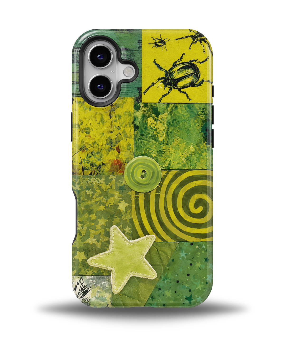 Green Patchwork Star