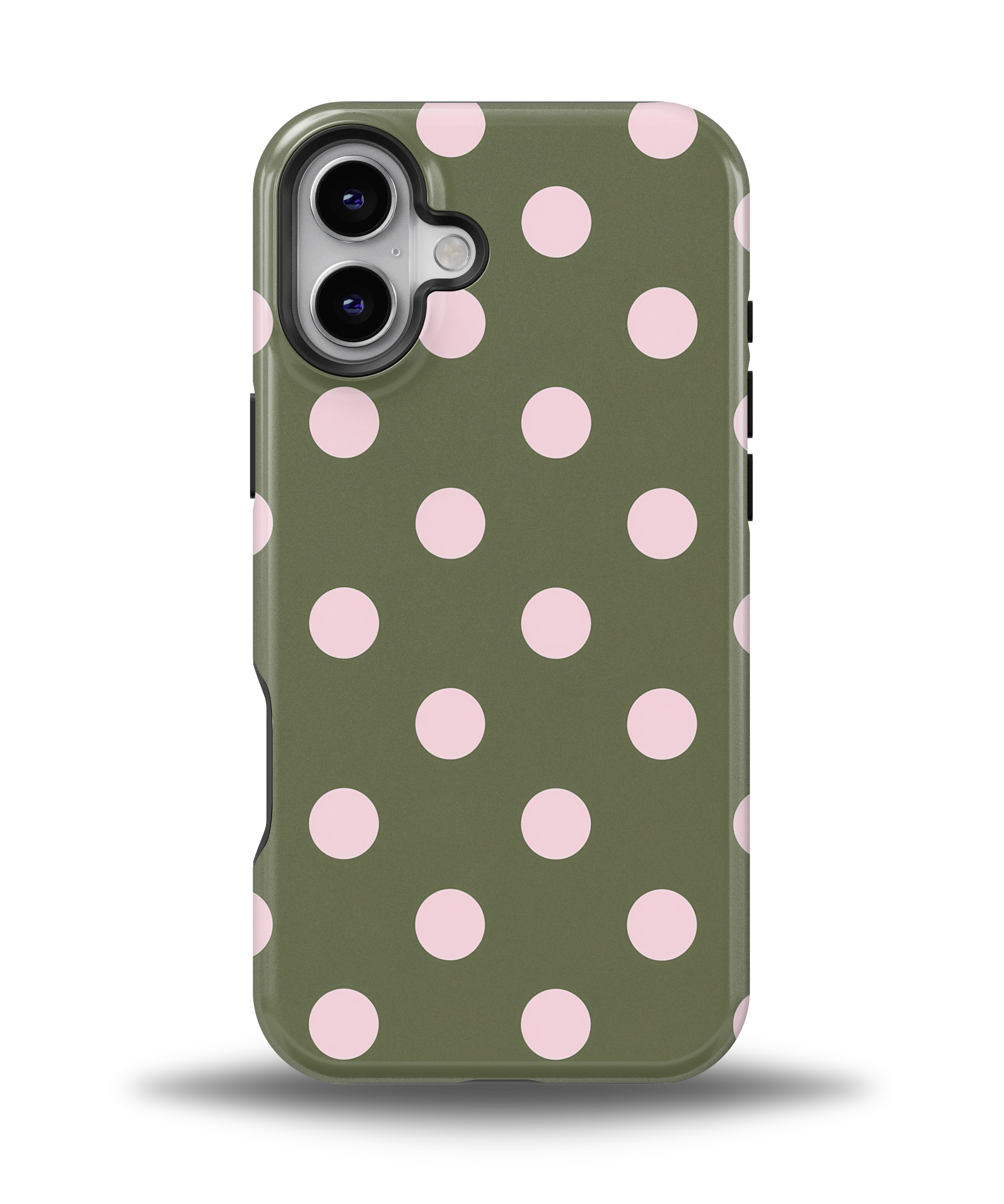 Olive Blush Dots