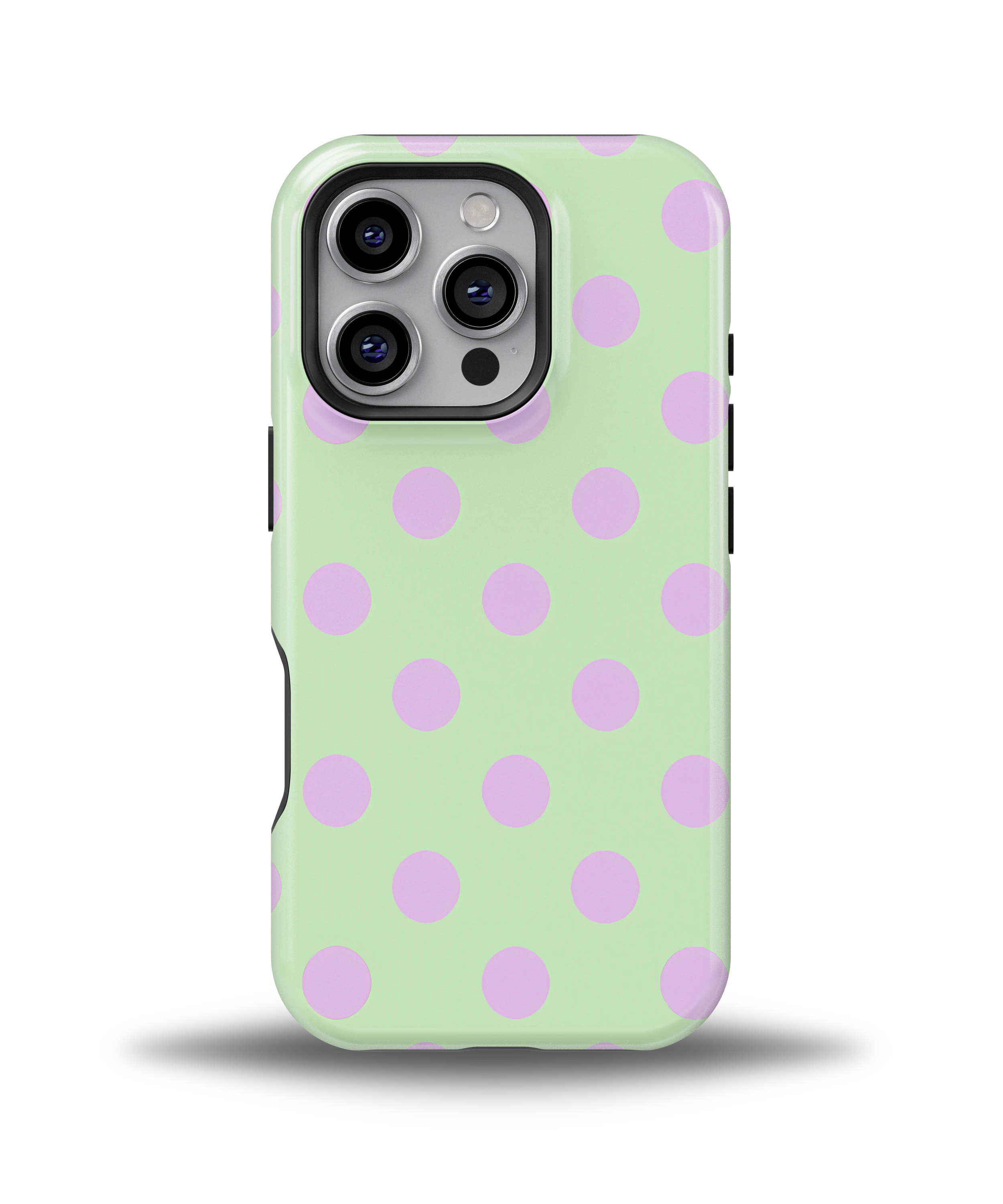 Mint Lavender Dots