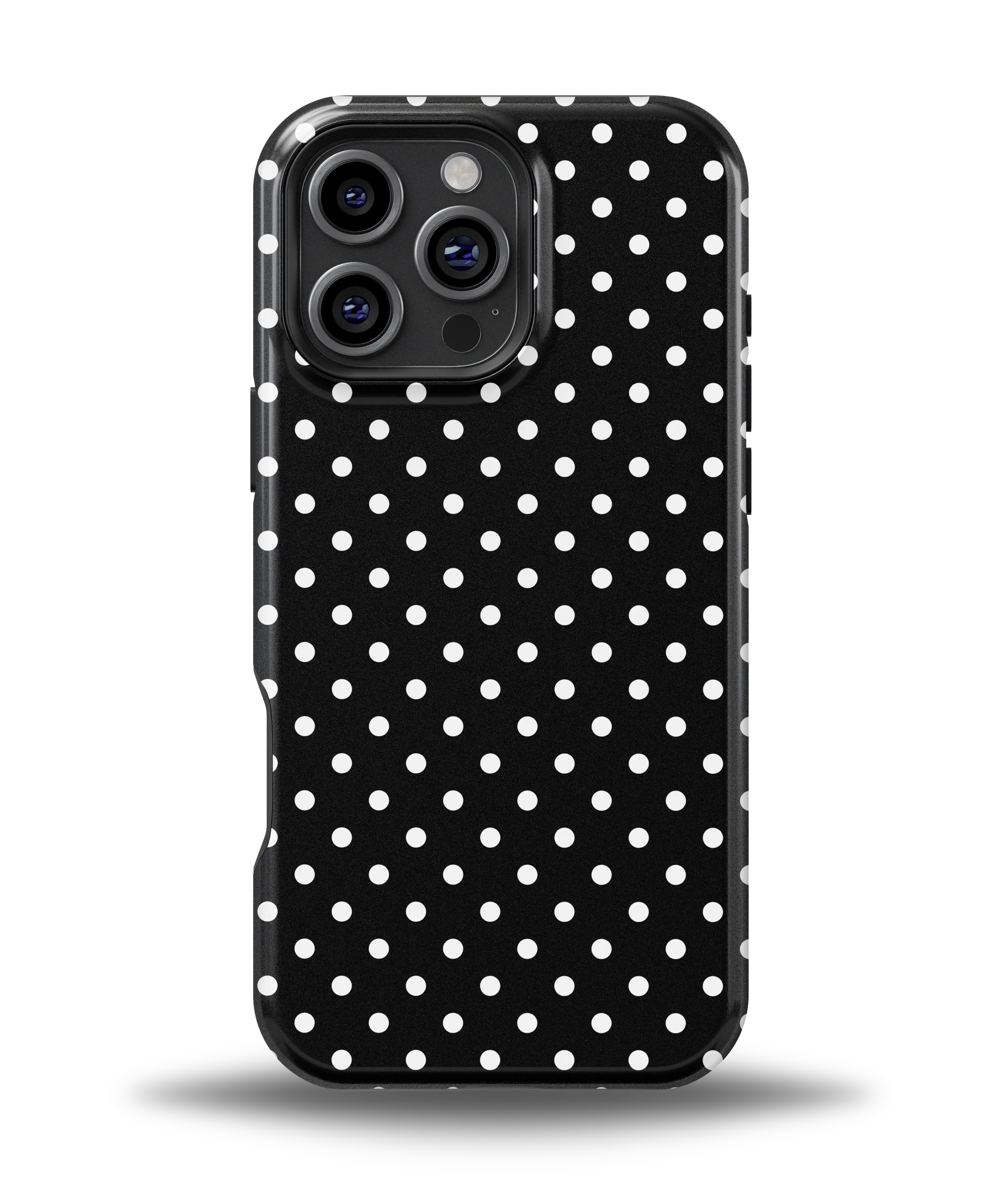 NOIR À POIS BLANCS