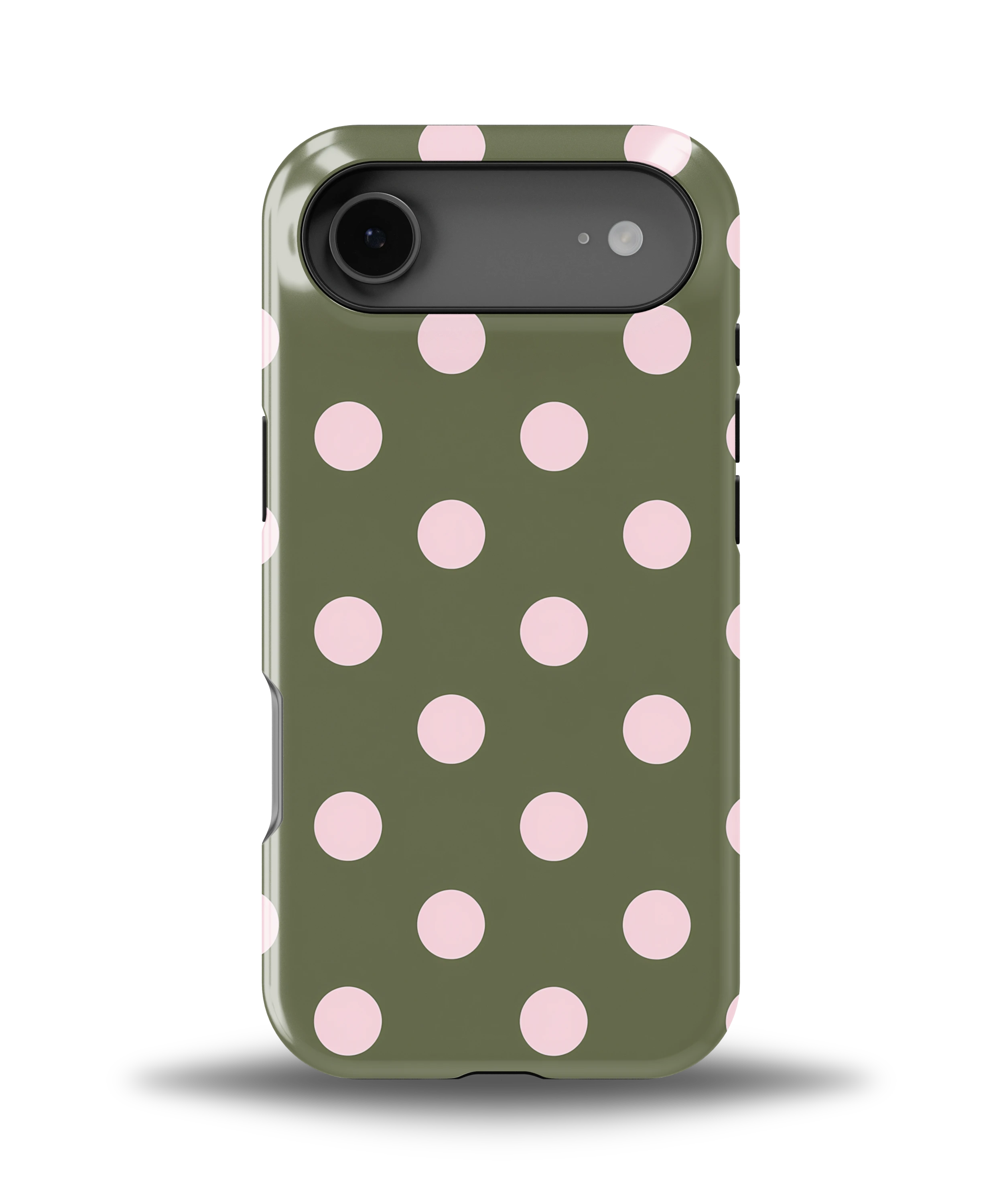 Olive Blush Dots