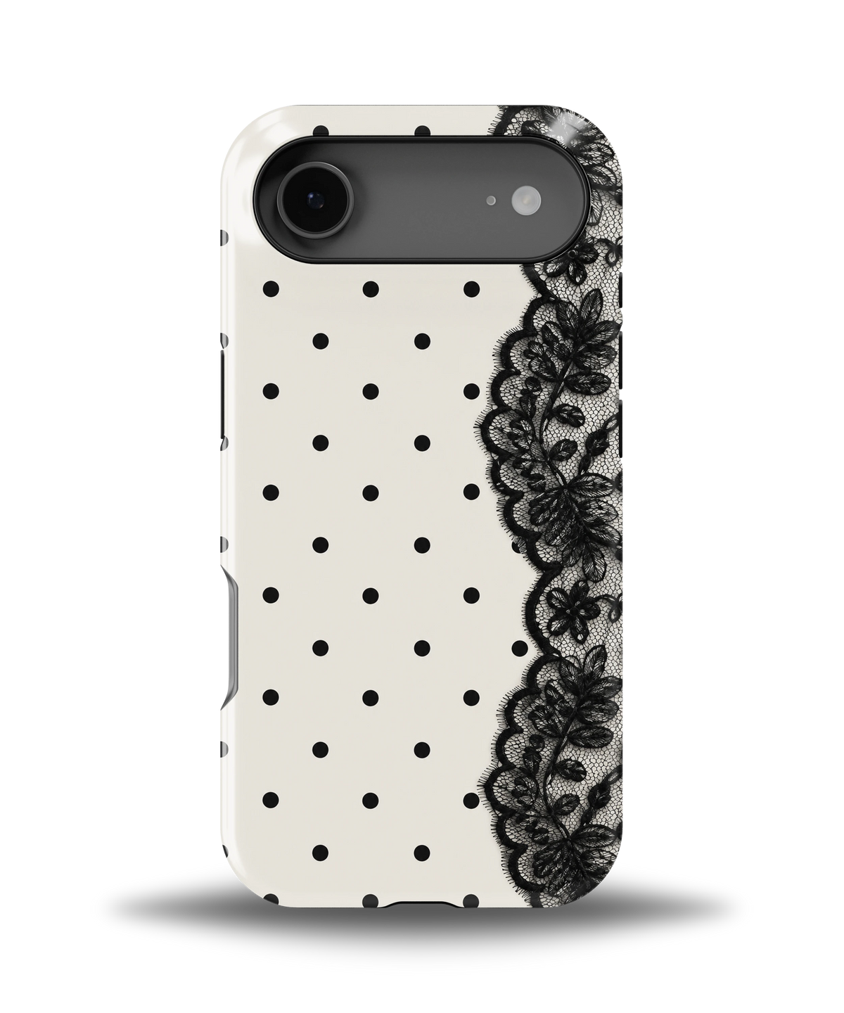 Polka Lace Noir