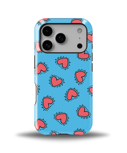 Blue Pop Hearts