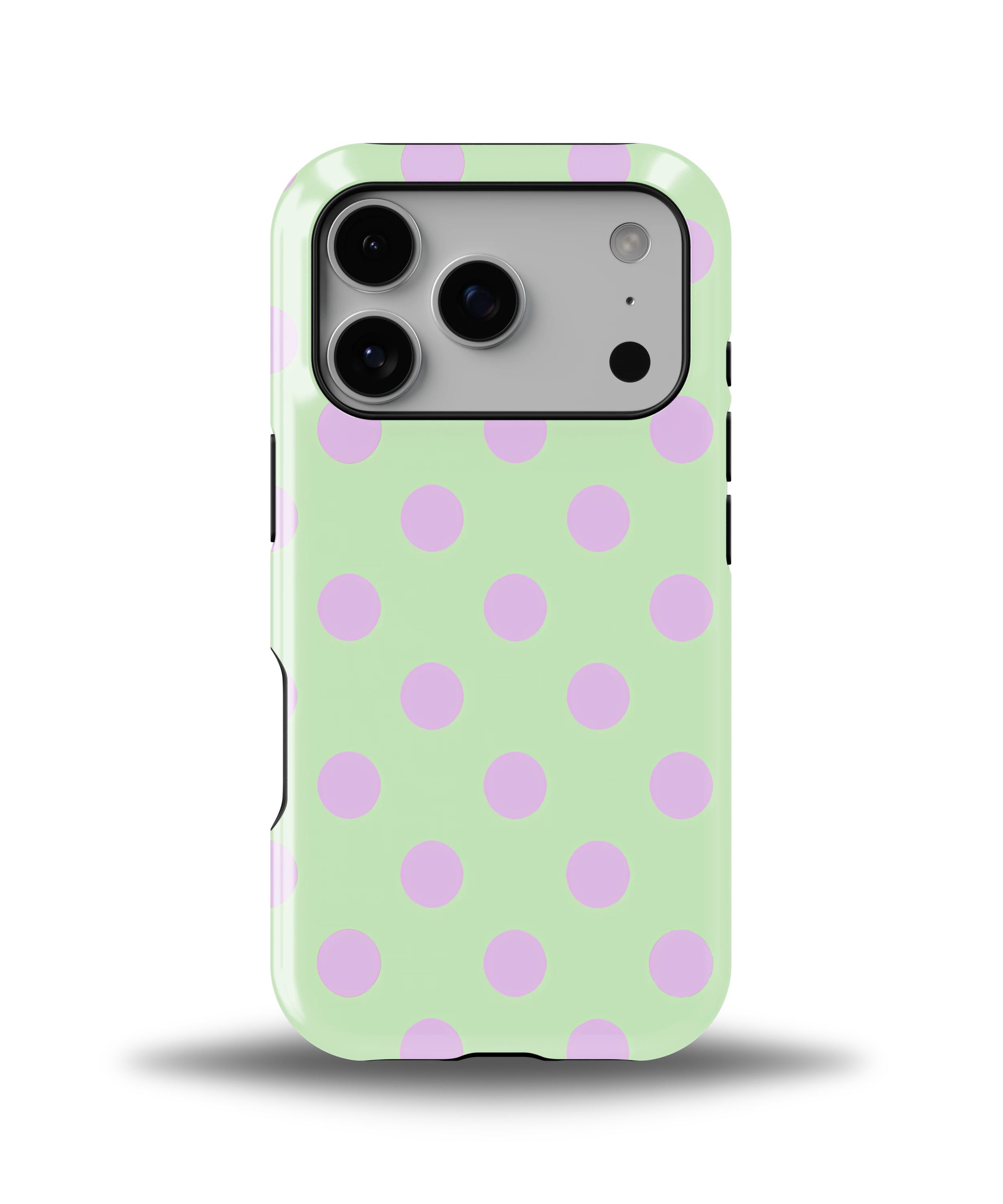 Mint Lavender Dots