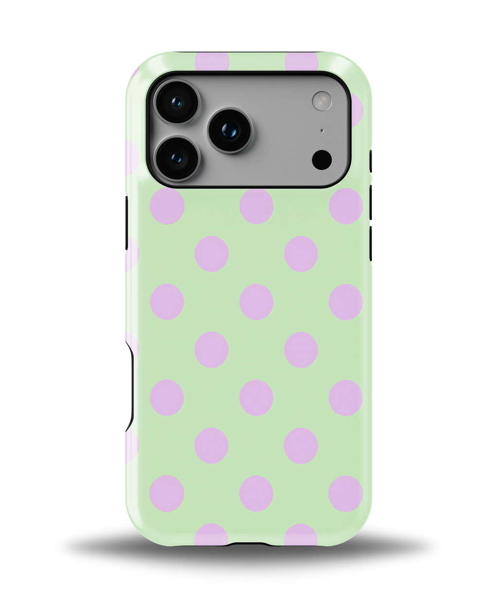 Mint Lavender Dots