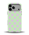 Mint Lavender Dots