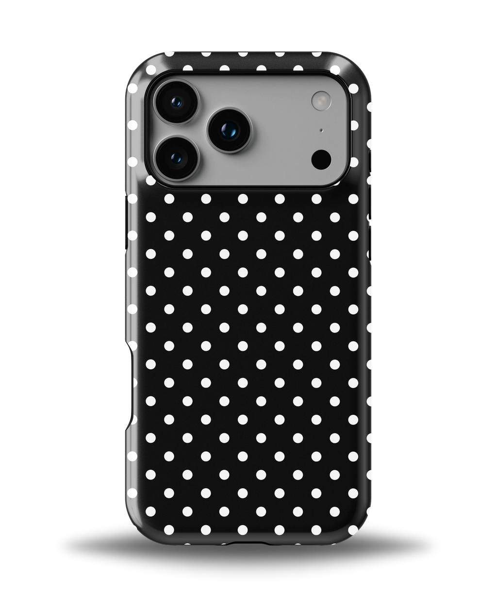 NOIR À POIS BLANCS