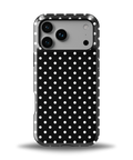 NOIR À POIS BLANCS