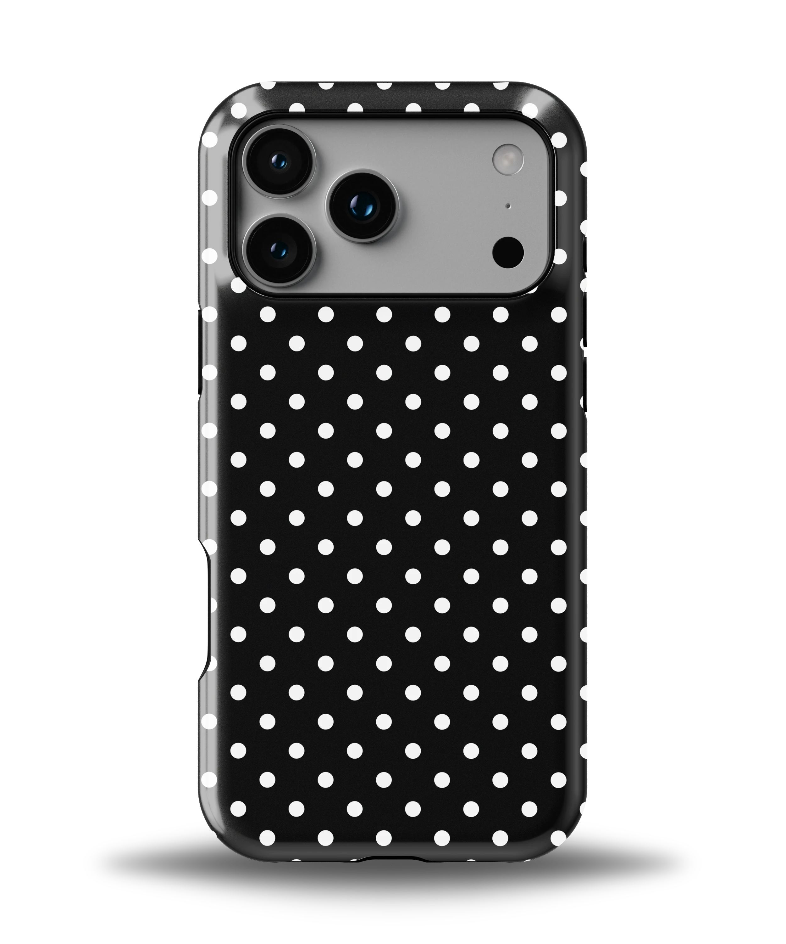 NOIR À POIS BLANCS