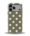Olive Blush Dots