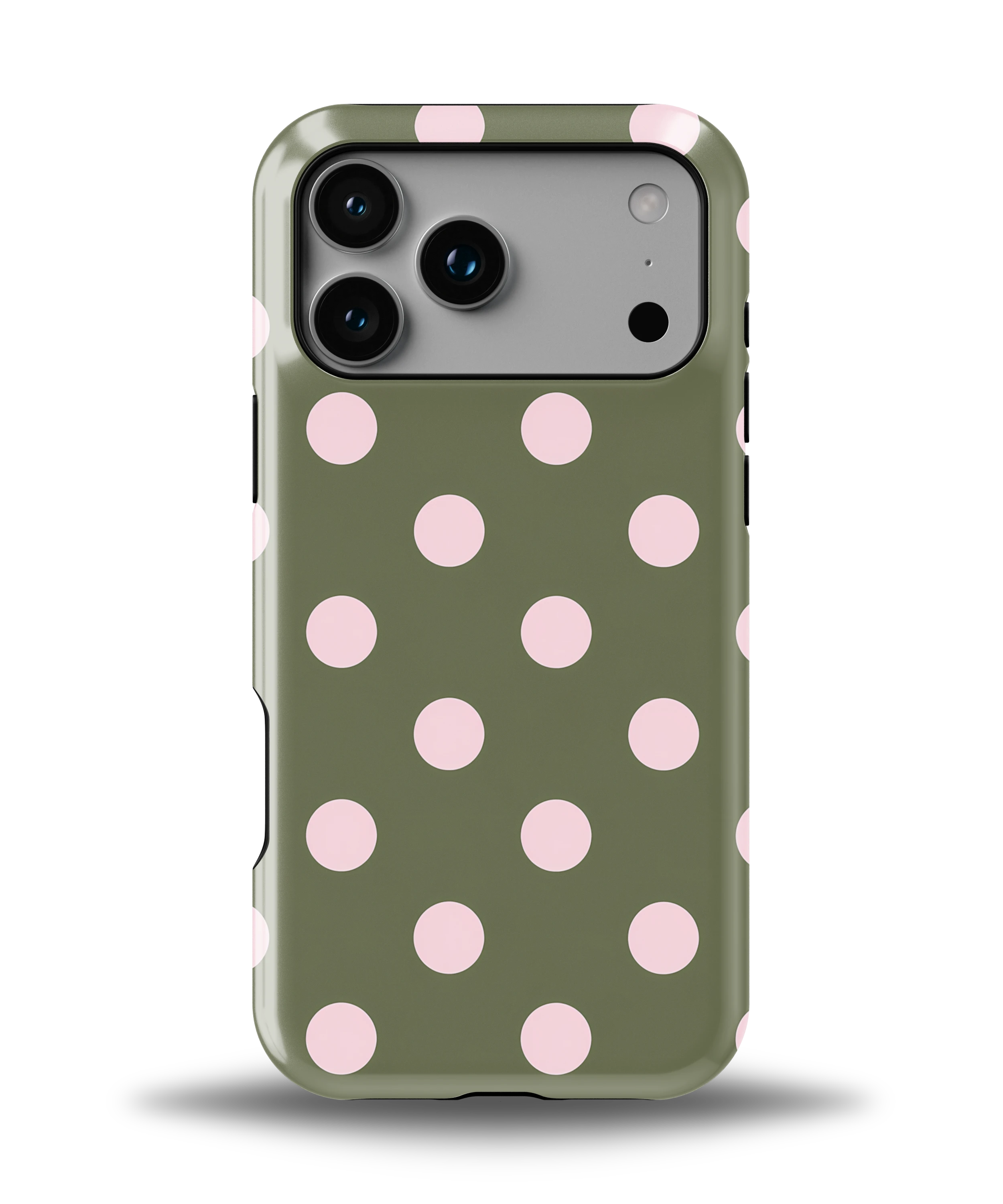 Olive Blush Dots