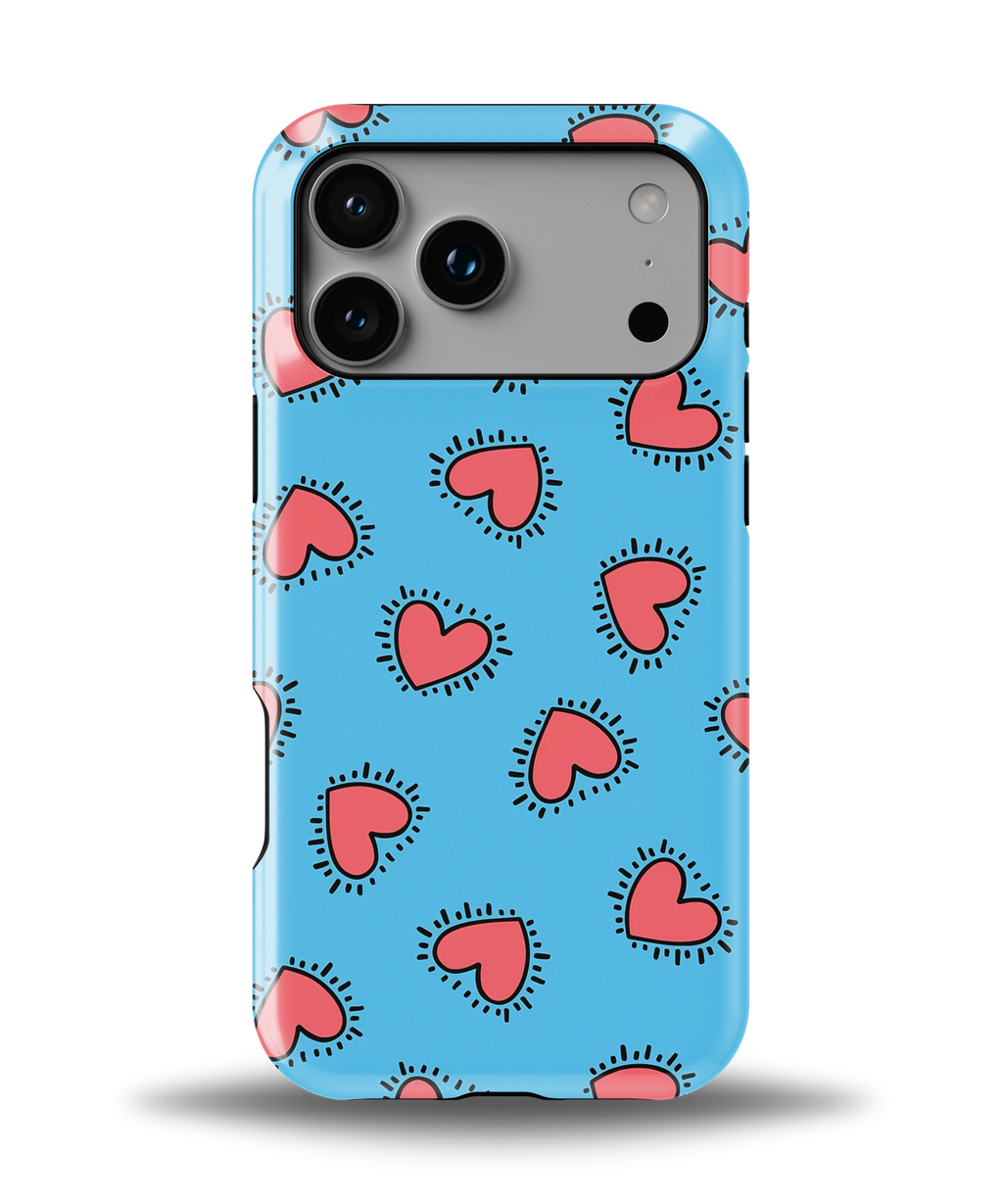 Blue Pop Hearts