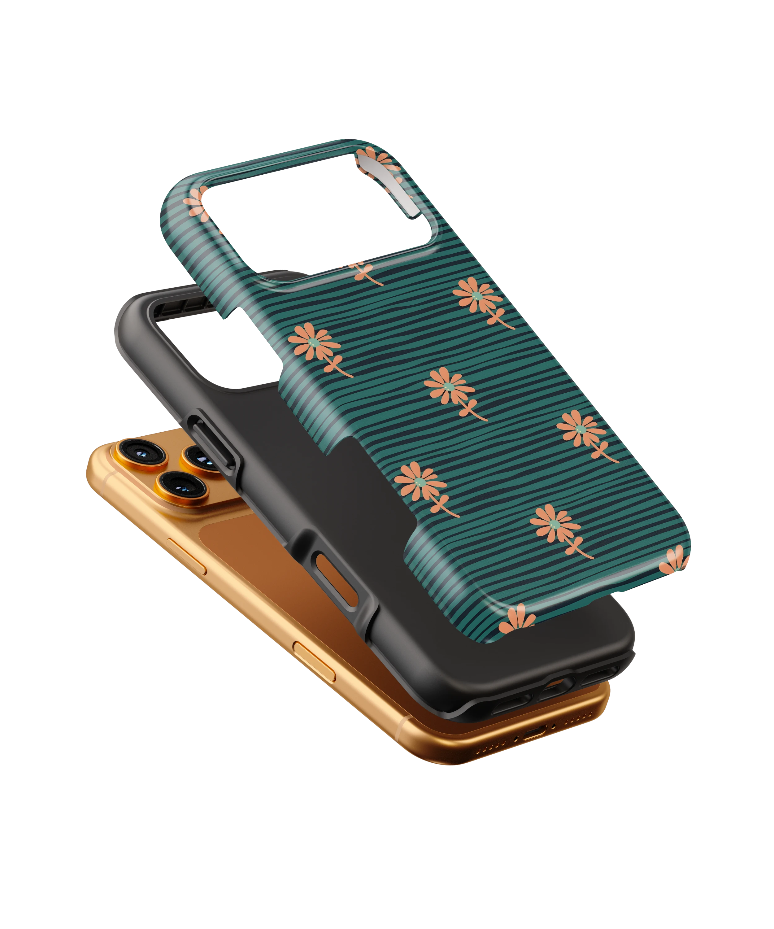 TEAL DAISY LINES