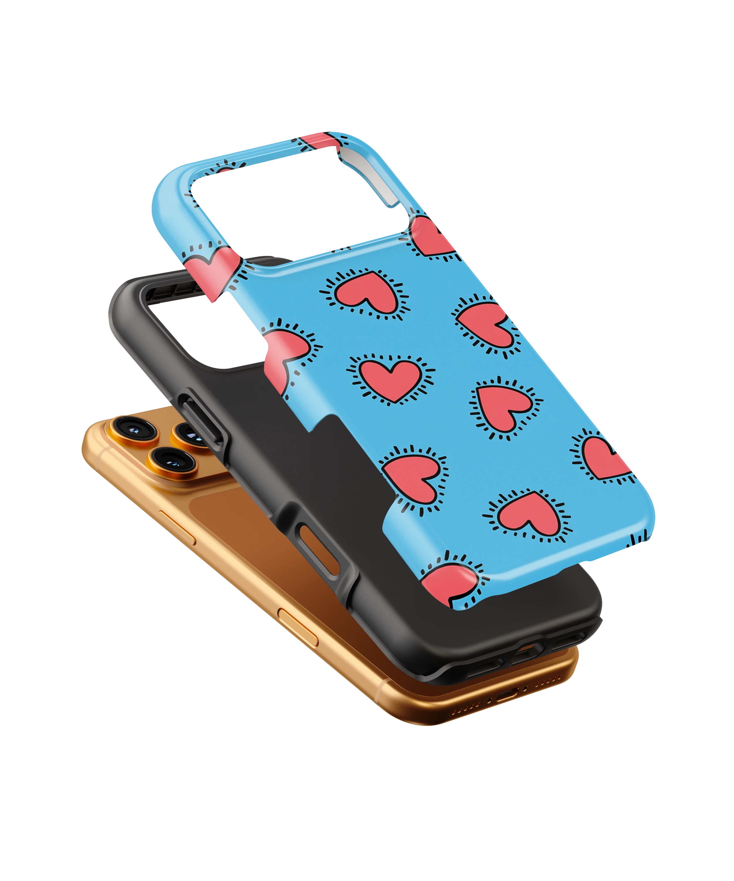 Blue Pop Hearts