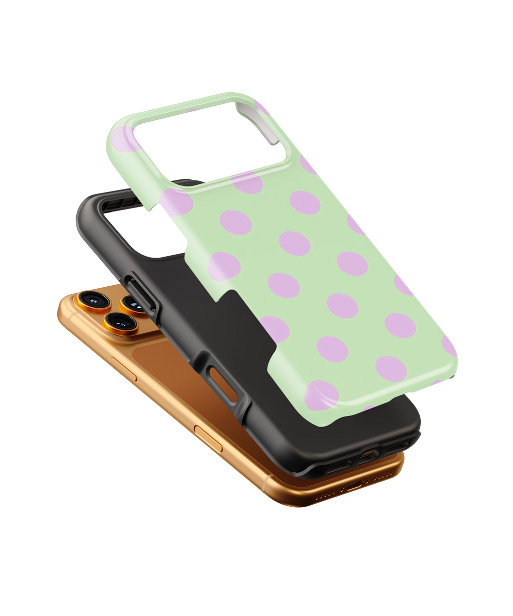 Mint Lavender Dots